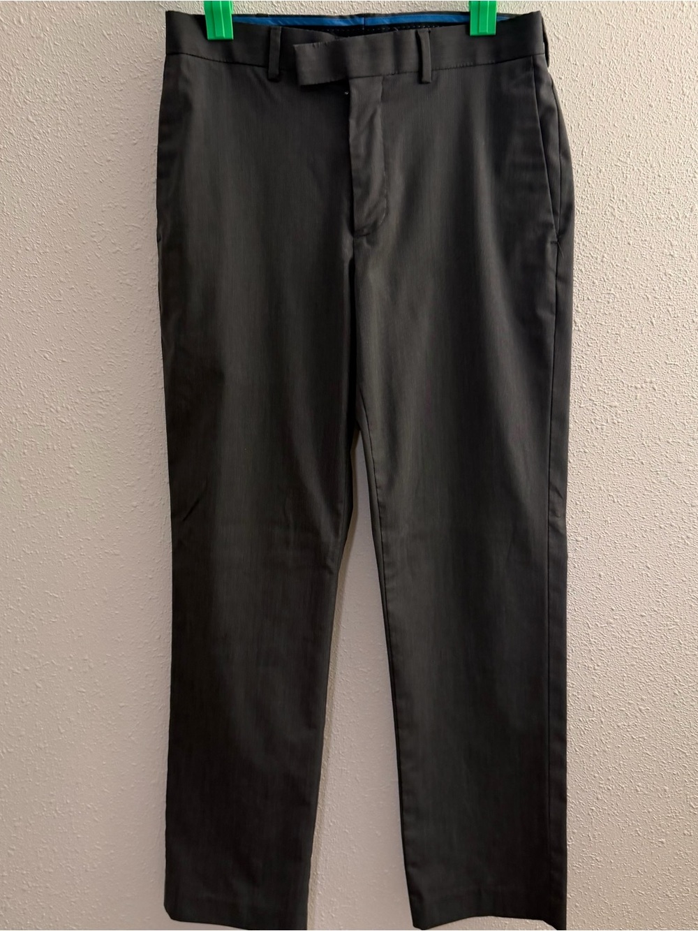 Men's Grey Dress Pants - Classic Straight Fit